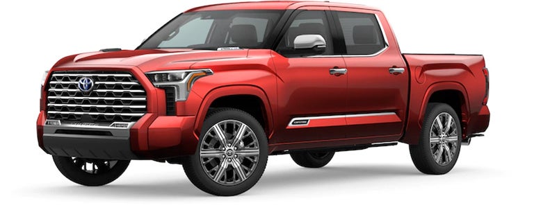 2022 Toyota Tundra Capstone in Supersonic Red | DELLA Toyota of Plattsburgh in Plattsburgh NY