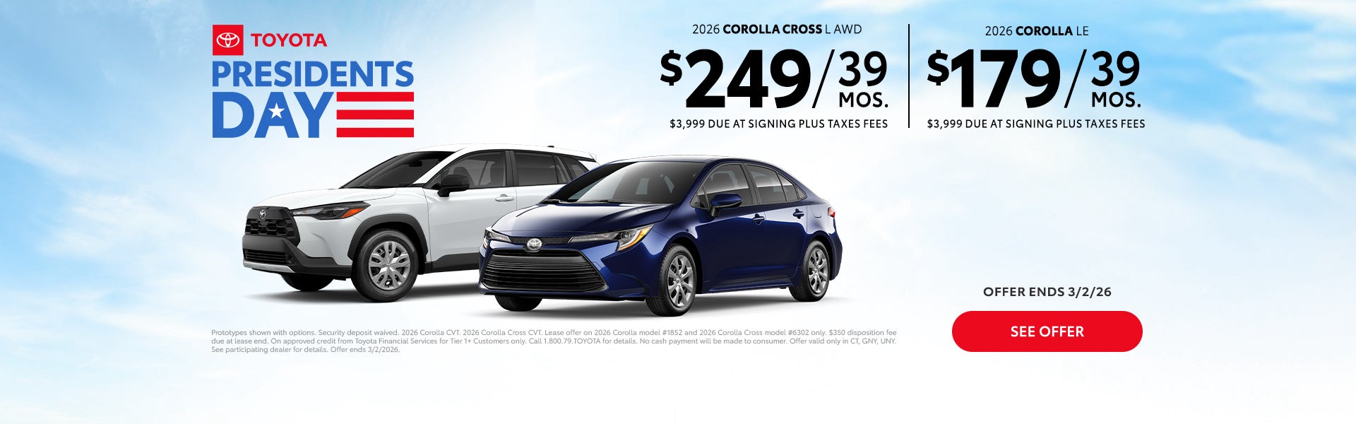 Toyota, President Day, Corolla, Corolla Cross