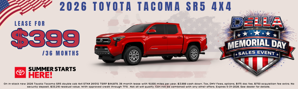 Toyota Tacoma sale at DELLA Toyota Burlington VT