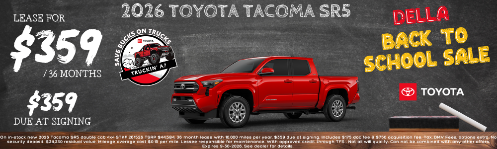 New Toyota Inventory for sale at DELLA Toyota in Platsburgh NY
