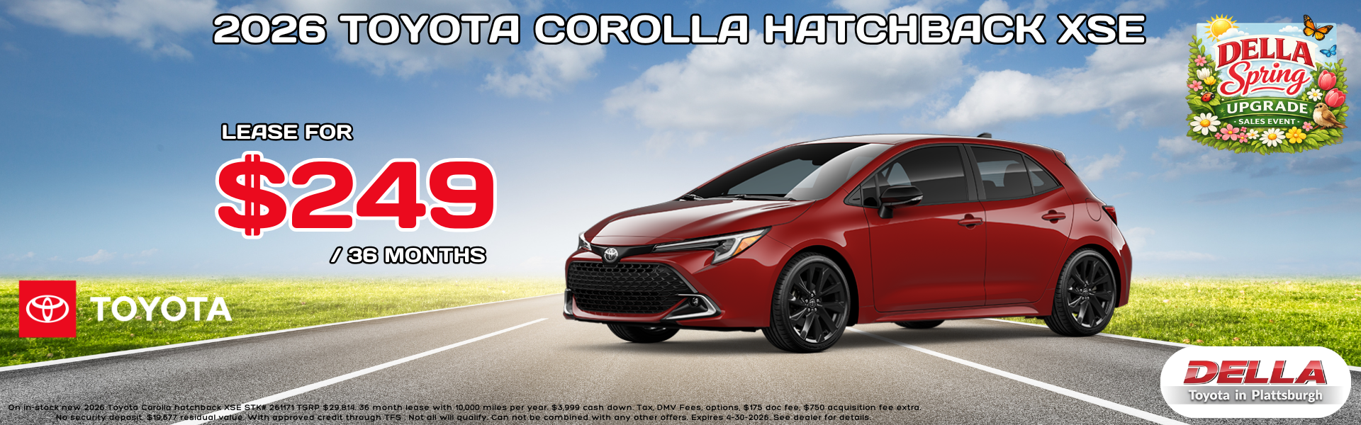 2026 Toyota Corolla hatchback for sale