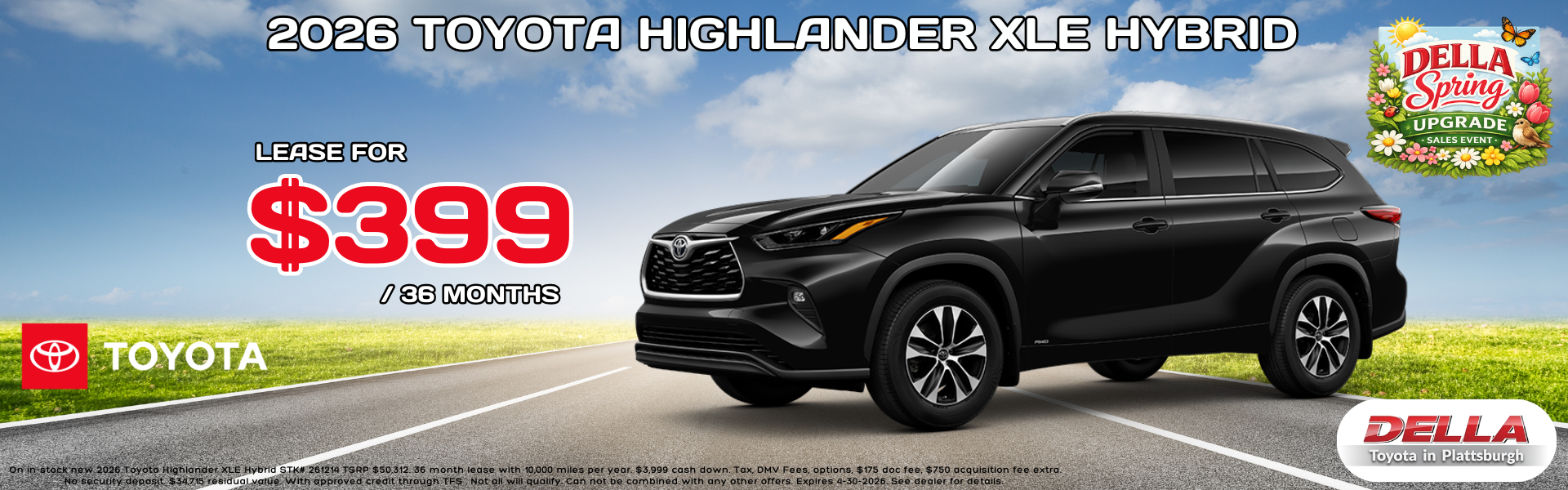 2026 Toyota Highlander Hybrid For Sale