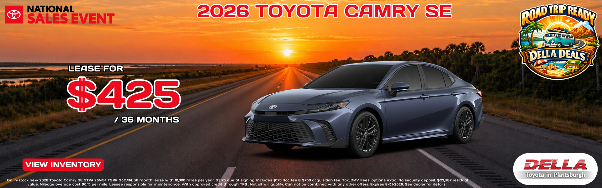 2026 Toyota Camry For Sale at DELLA Toyota