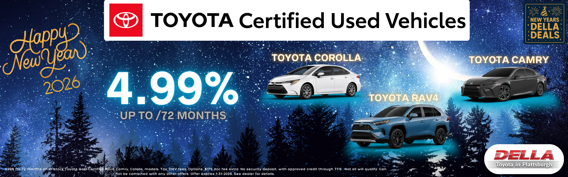 Toyota Certified Used Sale
