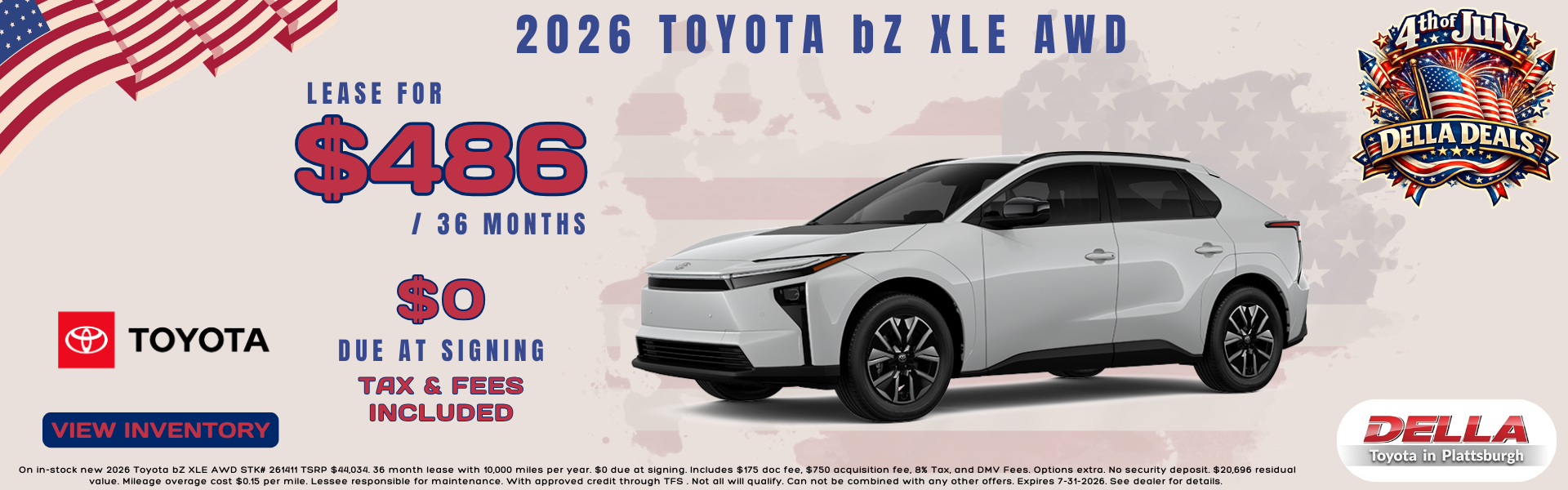 2026 Toyota bZ for sale Plattsburgh