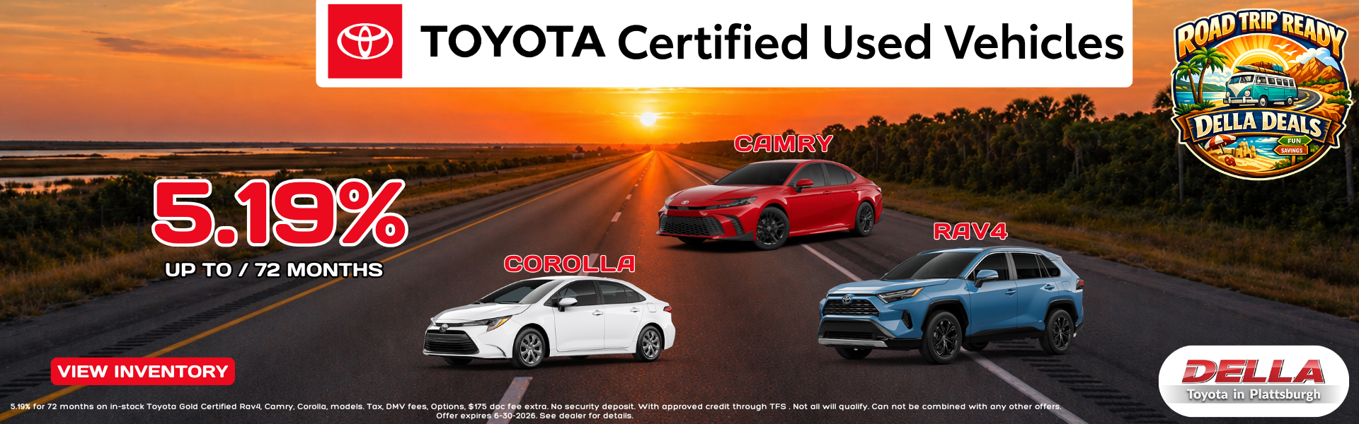 Toyota Certified Used Sale