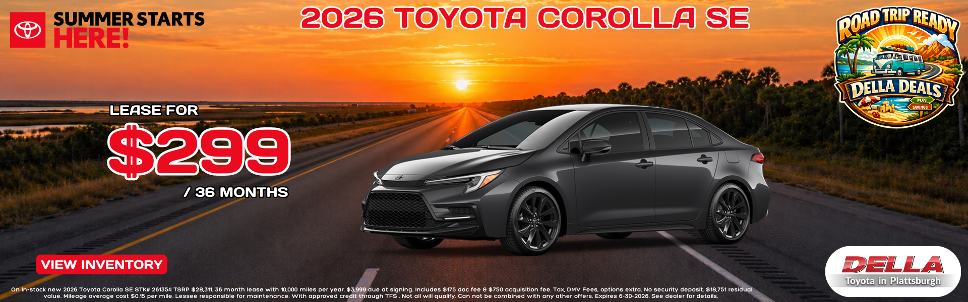 2026 Toyota Corolla For Sale at DELLA Toyota
