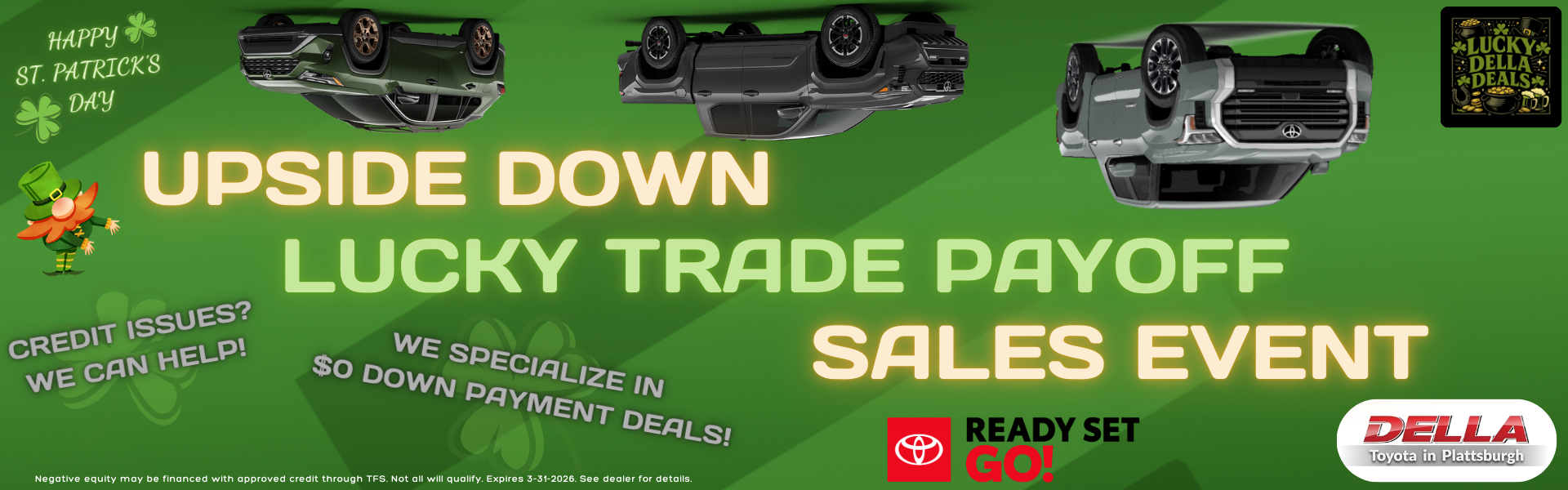 Trade-In Sales Event at DELLA Toyota Plattsburgh