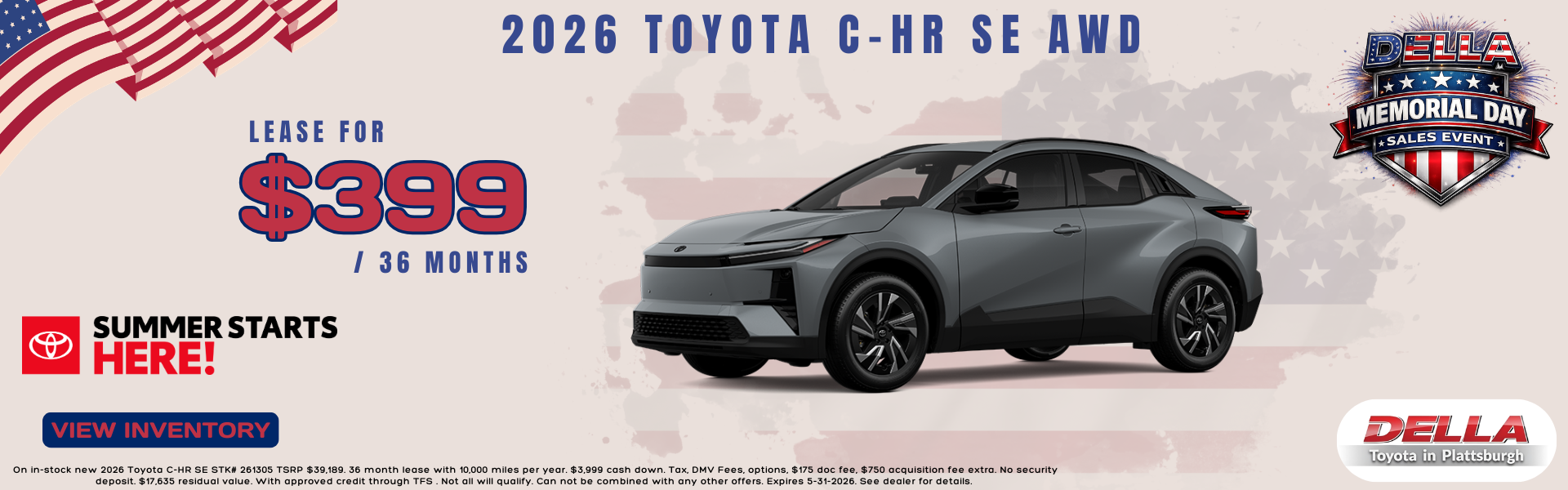 2026 Toyota C-HR for sale Plattsburgh