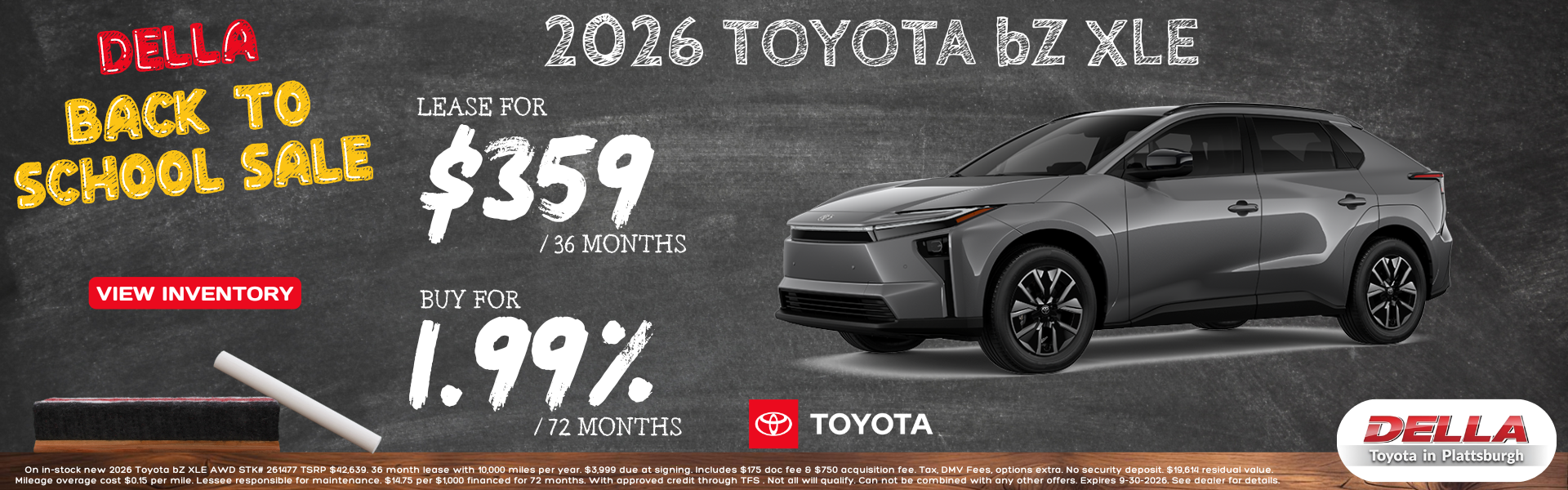 2026 Toyota bZ for sale Plattsburgh