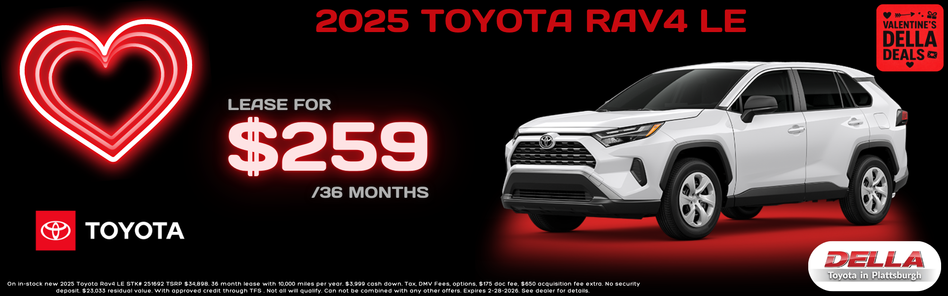 2025 Toyota Rav4 for sale Plattsburgh