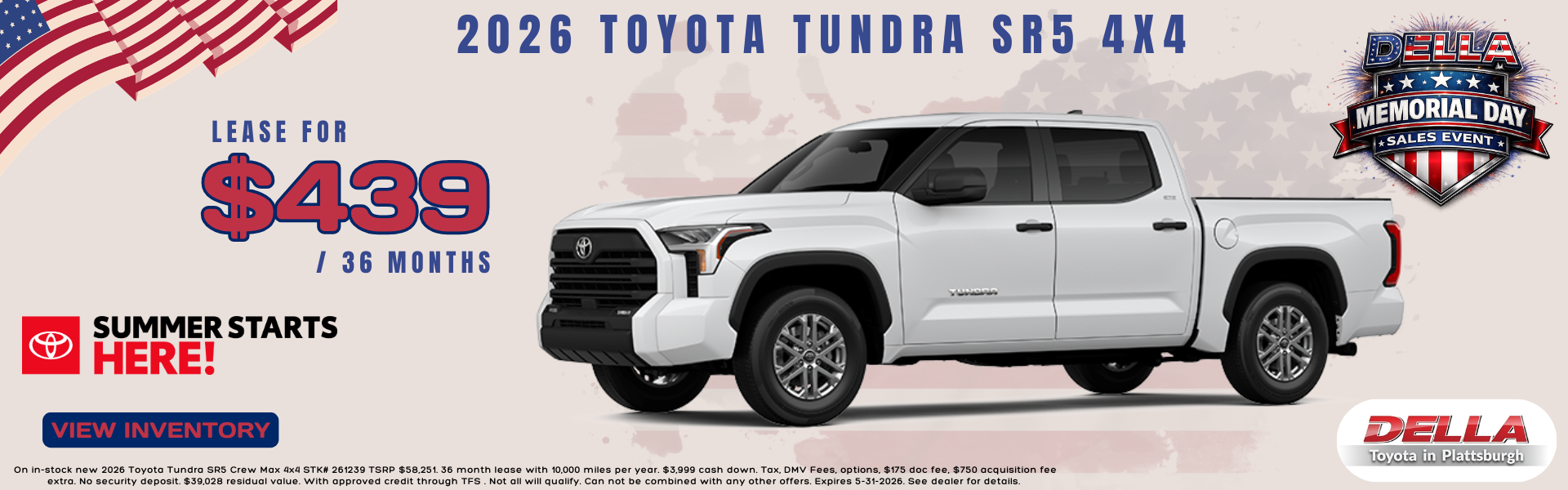 2026 Toyota Tundra for sale Plattsburgh