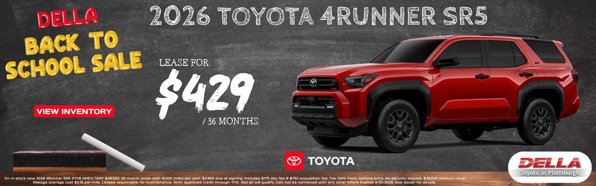 2026 Toyota 4Runner for sale Plattsburgh