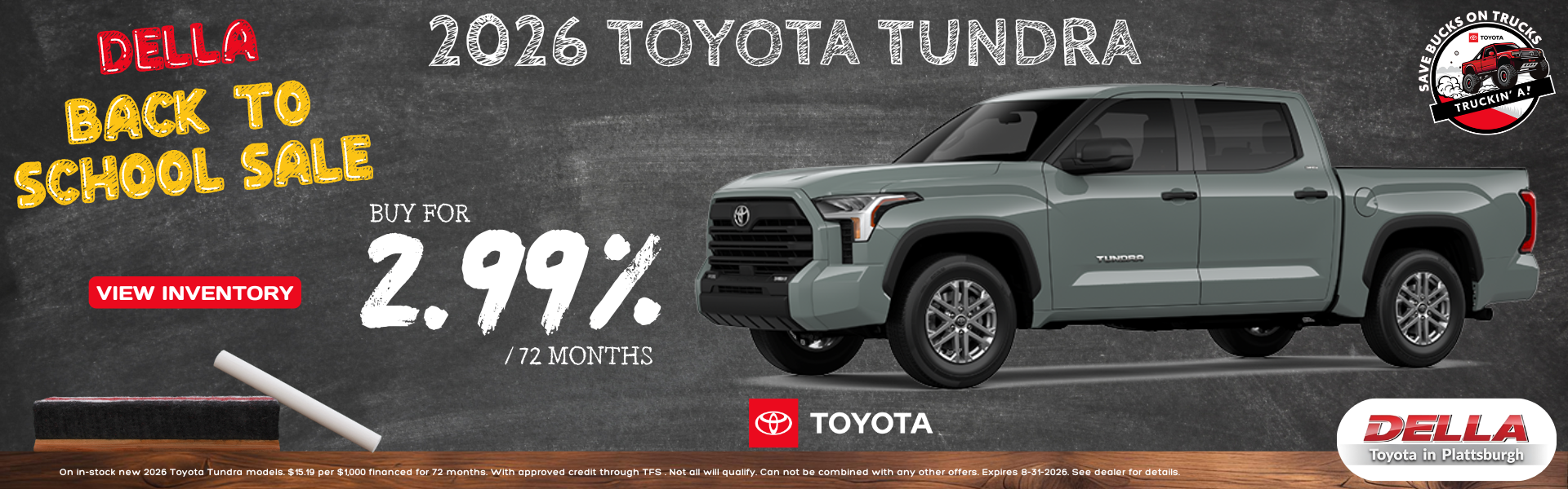 2026 Toyota Tundra for sale Plattsburgh